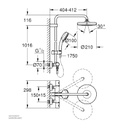 GROHENTempCosmopolitan 210 shower syst.THM 27922001