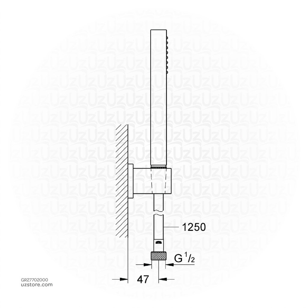 GROHEEuphoria Cube Stick handshower set 27702000