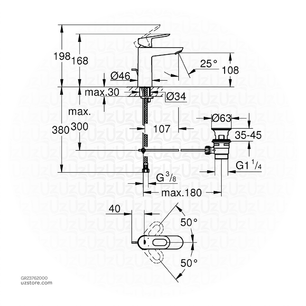 GROHEBauLoop OHM basin 5,7l M 23762001