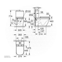 GROHEEuro Ceram WC cls cpld riml univ.outl 39462000