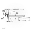 GROHERSH SmartActive 310 headshower set 400mm 26479000