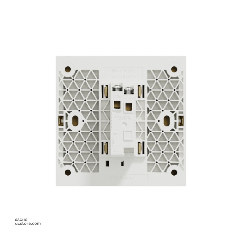 1 gang switch 3*3 1way Schneider Avatar On C Wine Gold