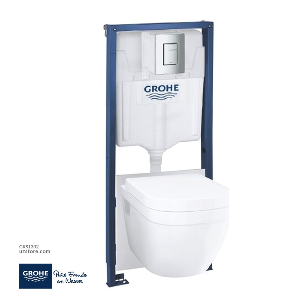 GROHE EURO Ceramic Concealed WC Bundle 302 ( GROHE Rapid SL + WC Wall Hung )