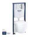 GROHE EURO Ceramic Concealed WC Bundle 302 ( GROHE Rapid SL + WC Wall Hung )