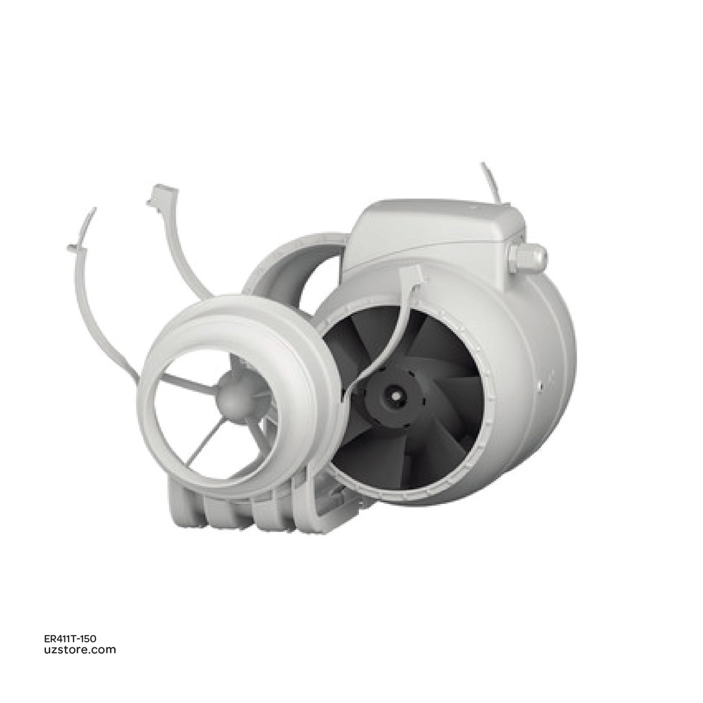 In line mixerd flow Axial duct fan ERA TYPHOON 150/160 2SP Made in Russia