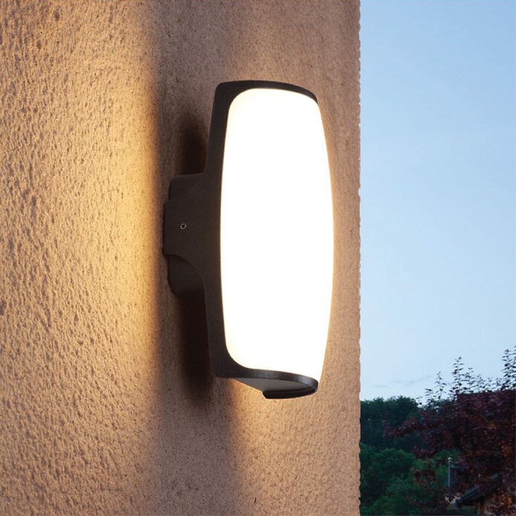 LED Outdoor Wall LIGHT AB-132 WW SILVER