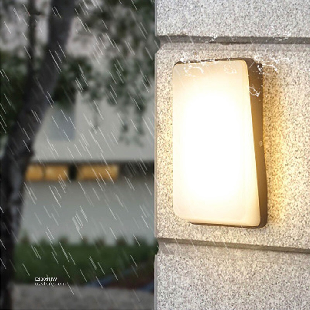 LED Outdoor Wall LIGHT AB-128 WW SILVER