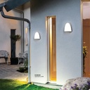 LED Outdoor Wall LIGHT 070  12W WW SILVER  AC85V-265V