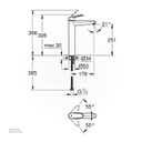 GROHE Eurodisc Cosmopolitan OHM vessel basin 23432000