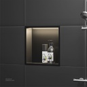 Matte Black Stainless steel Niche wall with light  , B1011B-LED