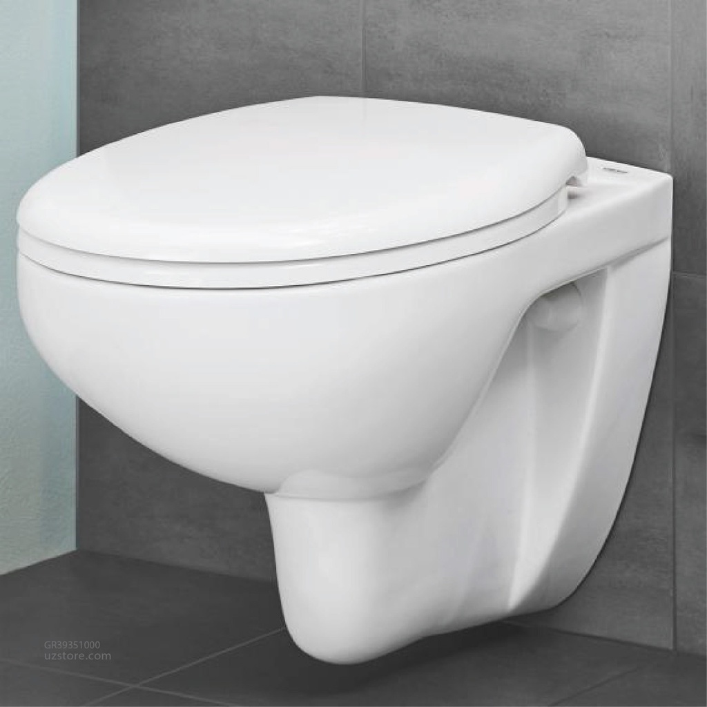 GROHE Bau Ceramic Wall Hung WC set rimless soft close 39351000