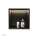 Matte Black Stainless steel Niche wall with light  , B1011B-LED