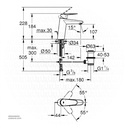 GROHE Eurodisc Cosmopolitan OHM basin M 23448002