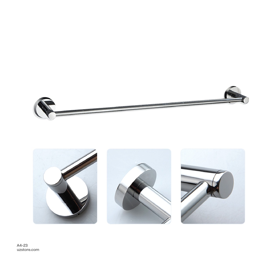 Chromed Towel Bar Brass & stainless steel JM11 65cm