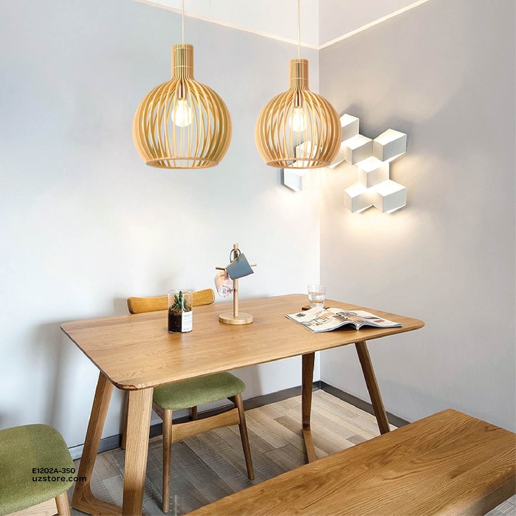 Pendant Wood Light 350mm OGS-WL08 (P)