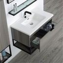 Wash Basin With Cabinet & Mirror with shelf KZA-2017080 80*48