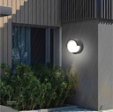 LED Outdoor Wall LIGHT W230-10W WH Round Black
