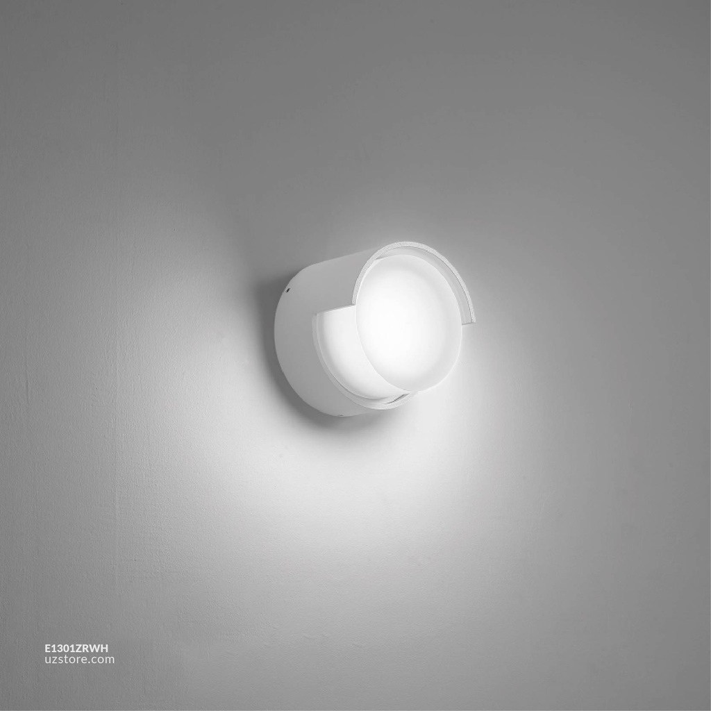 LED Outdoor Wall LIGHT W230-10W WH Round WHITE