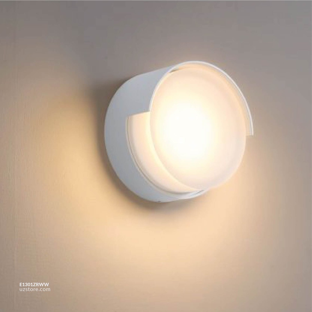 LED Outdoor Wall LIGHT W230-10W WW WHITE Round