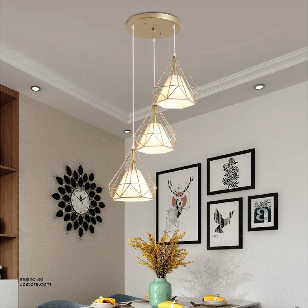 Pendant Light 7921/3 Gold 250*240