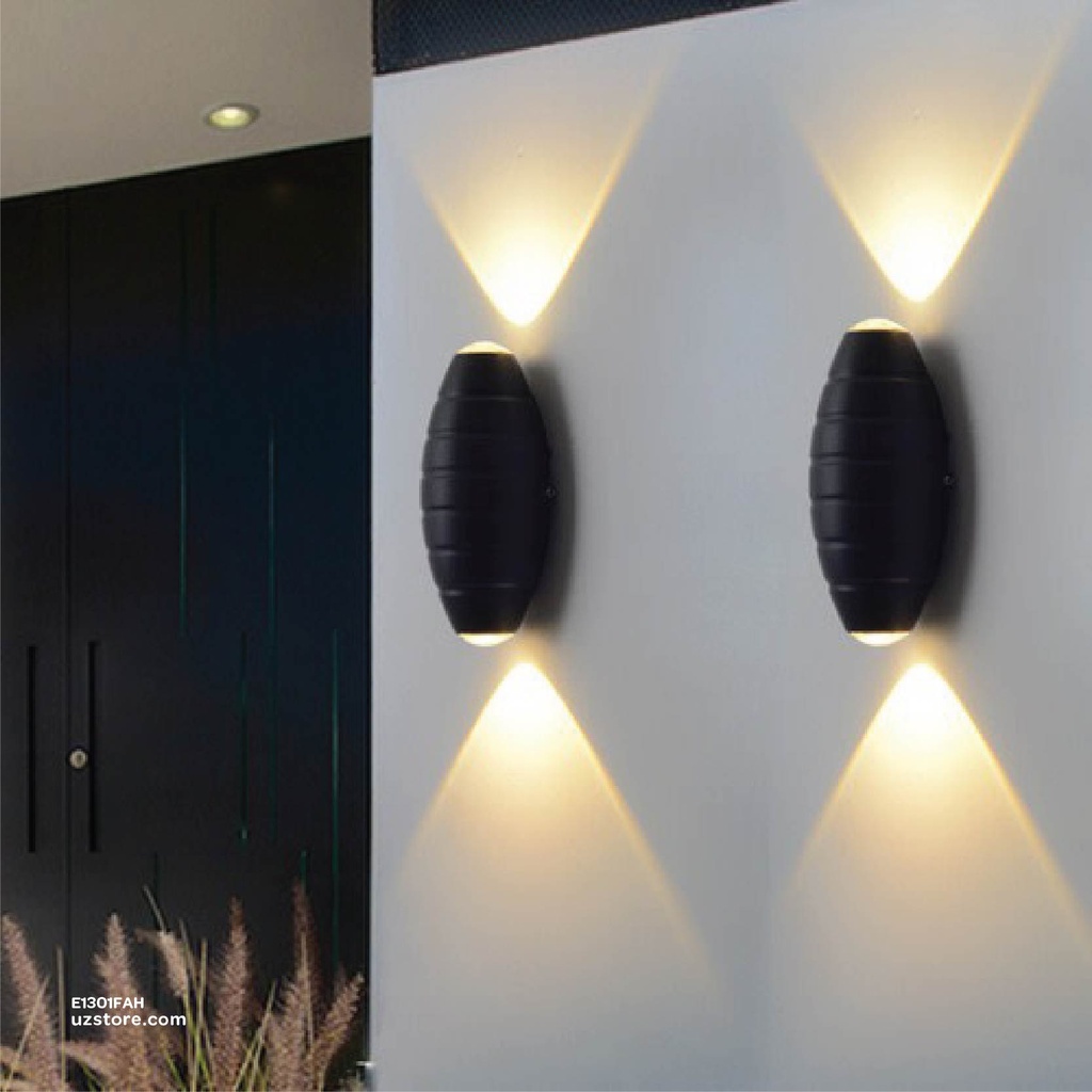 OutDoor Wall Light W853 Dark Grey 2*3W 3000K