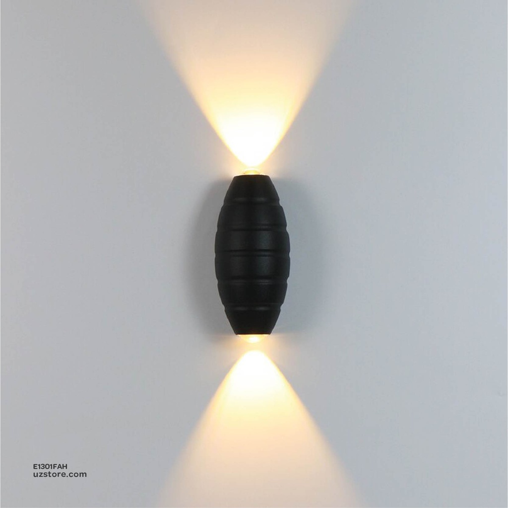 OutDoor Wall Light W853 Dark Grey 2*3W 3000K