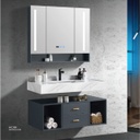 WashBasin Cabinet With led mirror cabinet RF-4851 dark grey 100*50