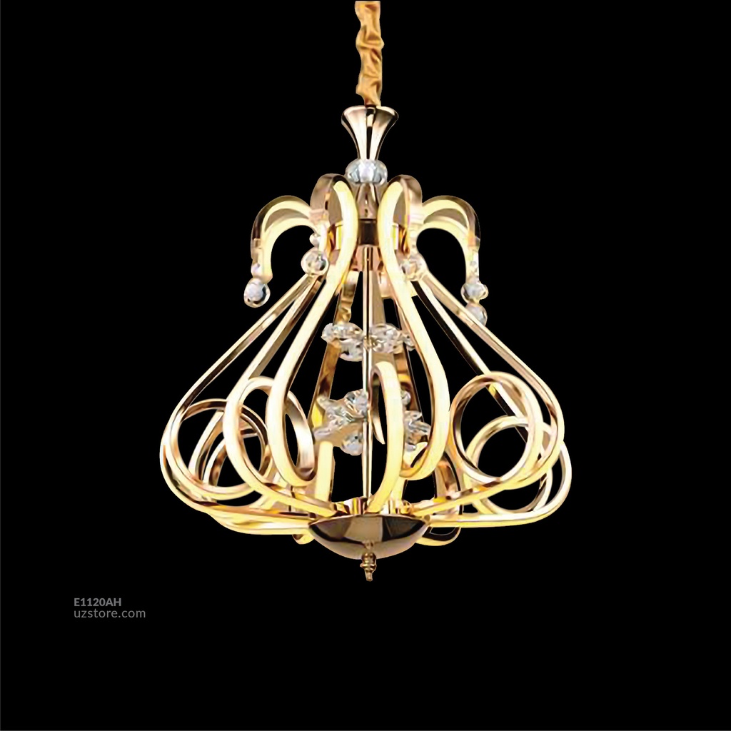 LED Hanging Light 860801/10 Gold 120W AC165-265V