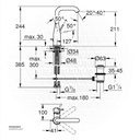 GROHE Essence New OHM basin 5,7l L 32628EN1