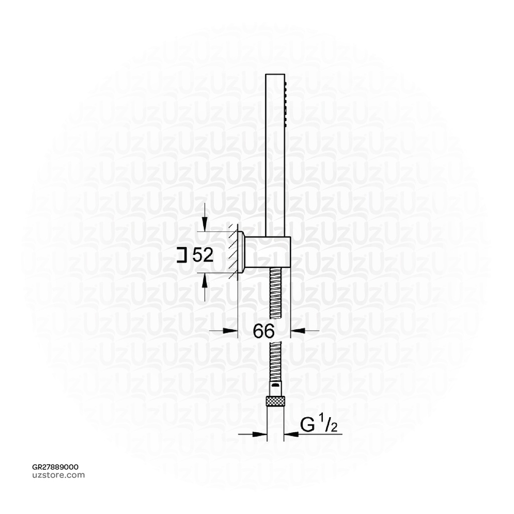 GROHE Euphoria Cube+ Stick handshower set 9,5l 27889000