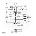 GROHE Eurocube Joy OHM basin M-Size 23657000