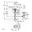 GROHE Eurocube OHM basin M 23445000