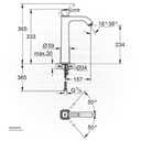 GROHE Grandera OHM vessel basin smooth b. 23313000