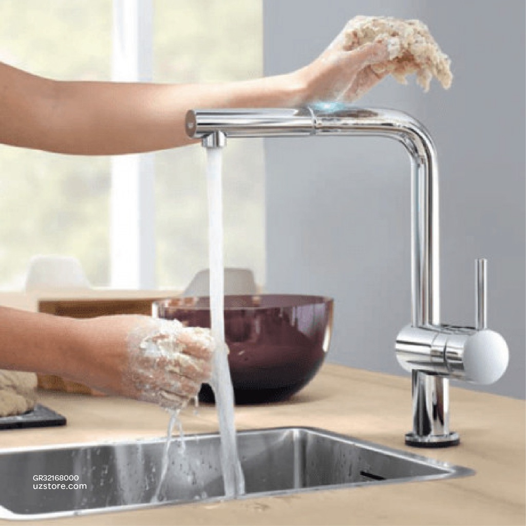 GROHE Minta OHM sink L-spout extr.mou. 32168000