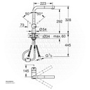 GROHE Minta OHM sink L-spout extr.mou. 32168000