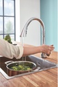 GROHE Zedra Touch sink C-spout Triple Spray 30219002