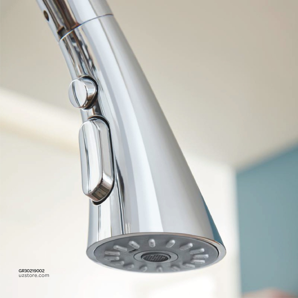 GROHE Zedra Touch sink C-spout Triple Spray 30219002