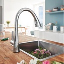 GROHE Zedra Touch sink C-spout Triple Spray 30219002