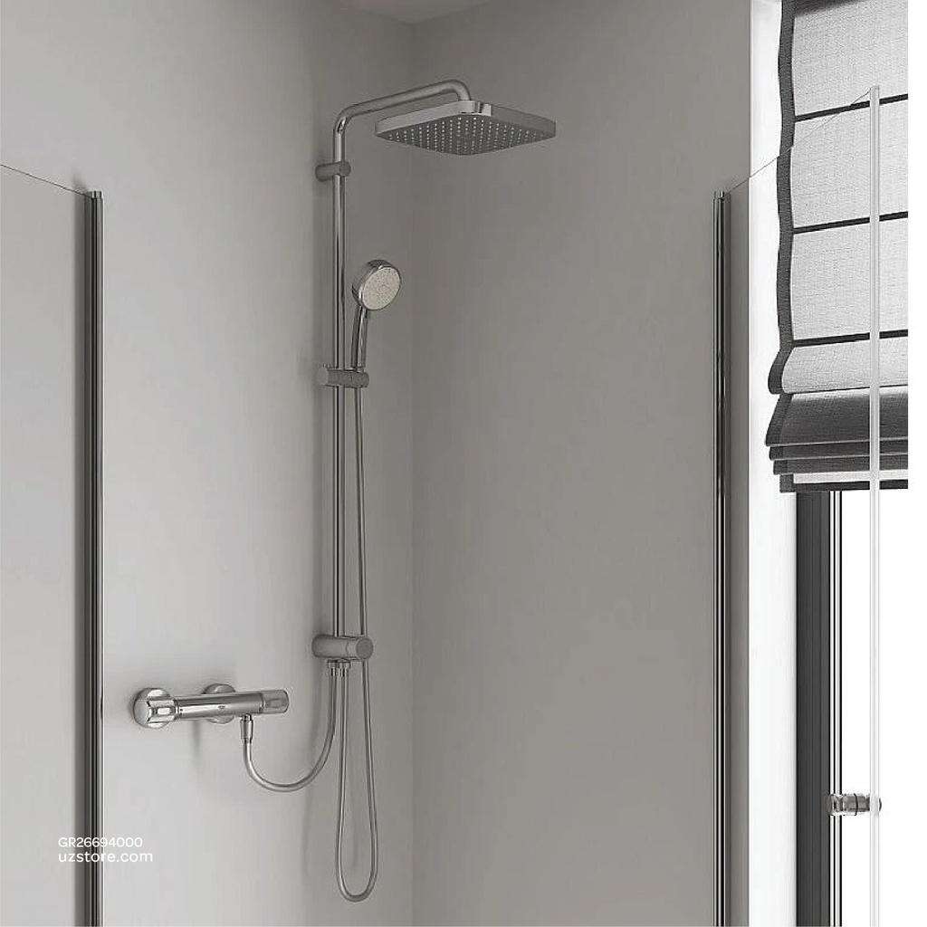 GROHE NTempCosmopolitan 250 shw syst. +div 9,5 26694000