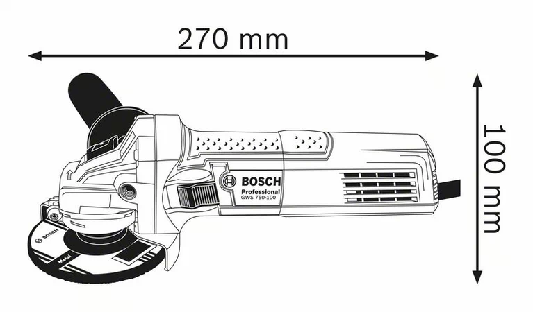 BOSCH Mini Grinders 750w  GWS 750  155