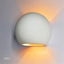 White Gypsum Wall Light G9 310008