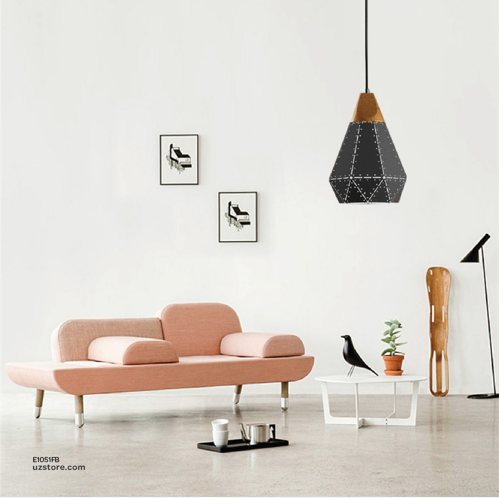 HANGING LIGHT 7427/1 BLACK