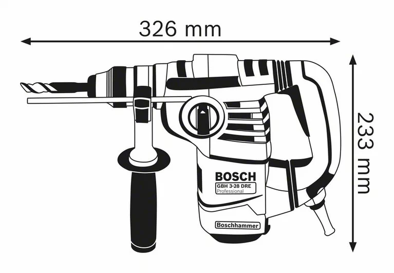 BOSCH - Rotary Hammers Drill With SDS GBH 3-28 DFR