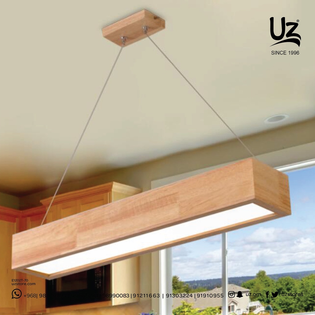 Pendant Wood Light  OGS-WL74(P)-900