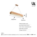 Pendant Wood Light  OGS-WL74(P)-900