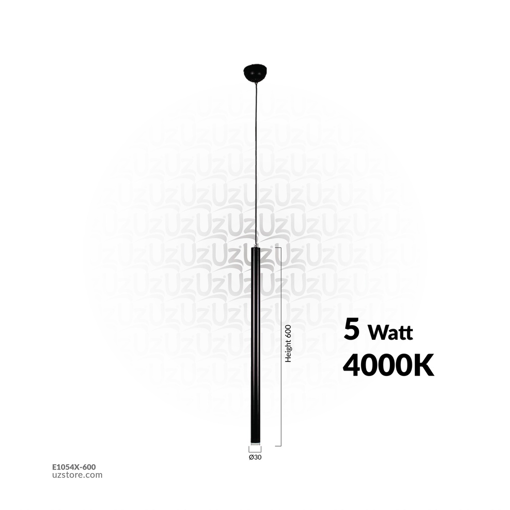 LED Hanging Tube light  Ø30*H600  5W  4000K