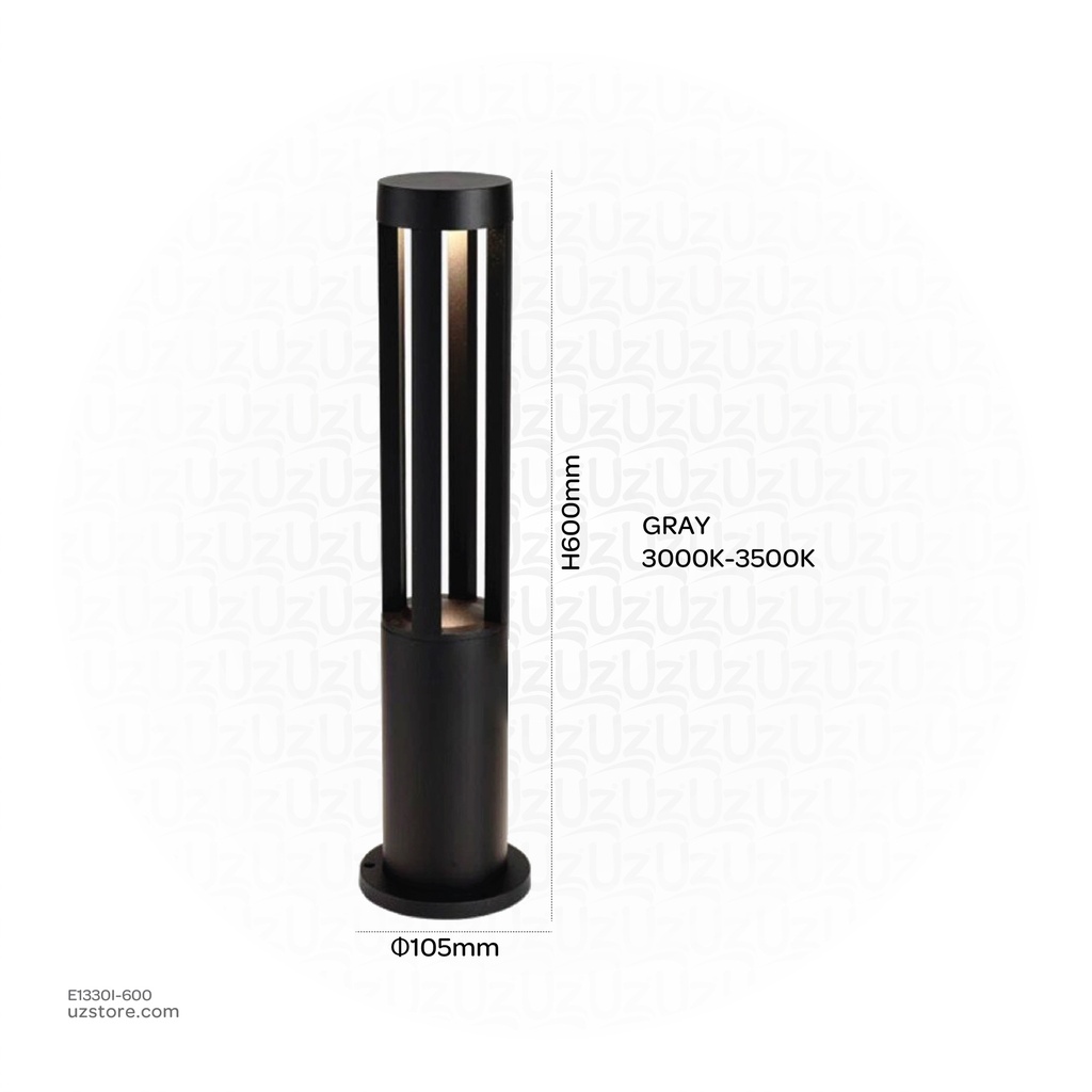 LED Lawn Light GRAY DFC-1024/600H 10W*1