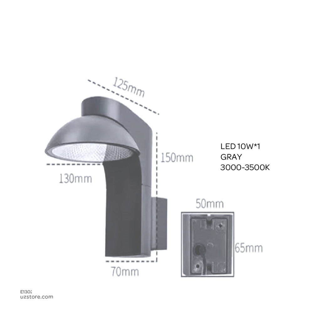 Outdoor Wall Light GRAY DFB-8659 10W*1