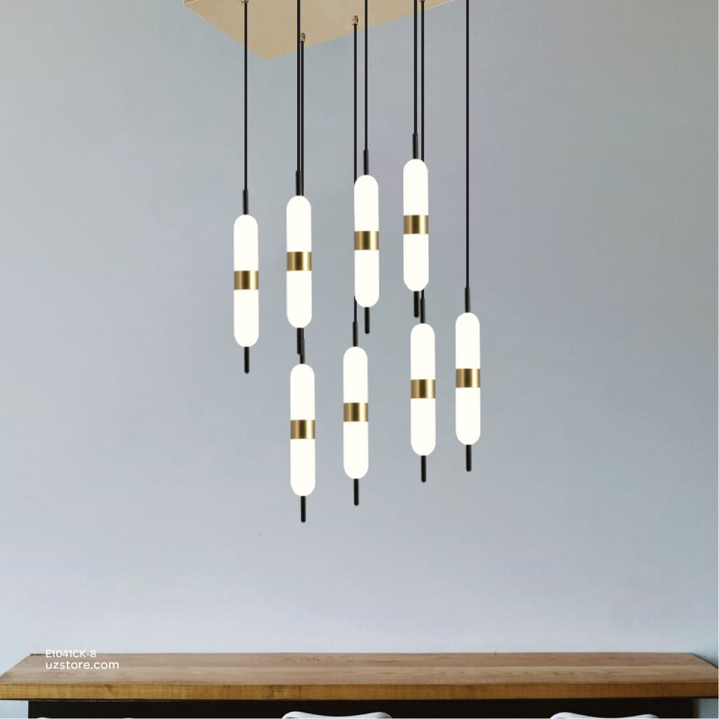 Chandelier 9460/8 rectangular 60*22*100 80W