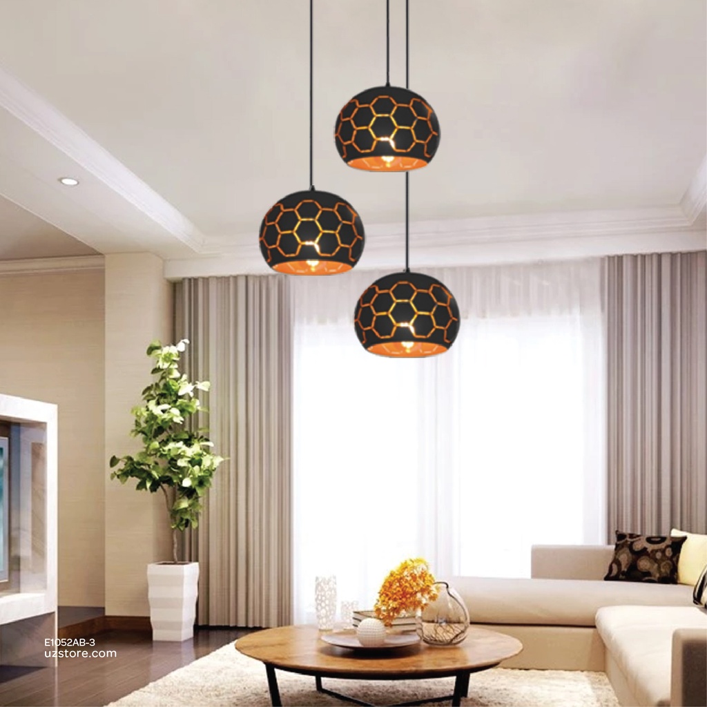 Pendant Light 5001/3 black 200*200